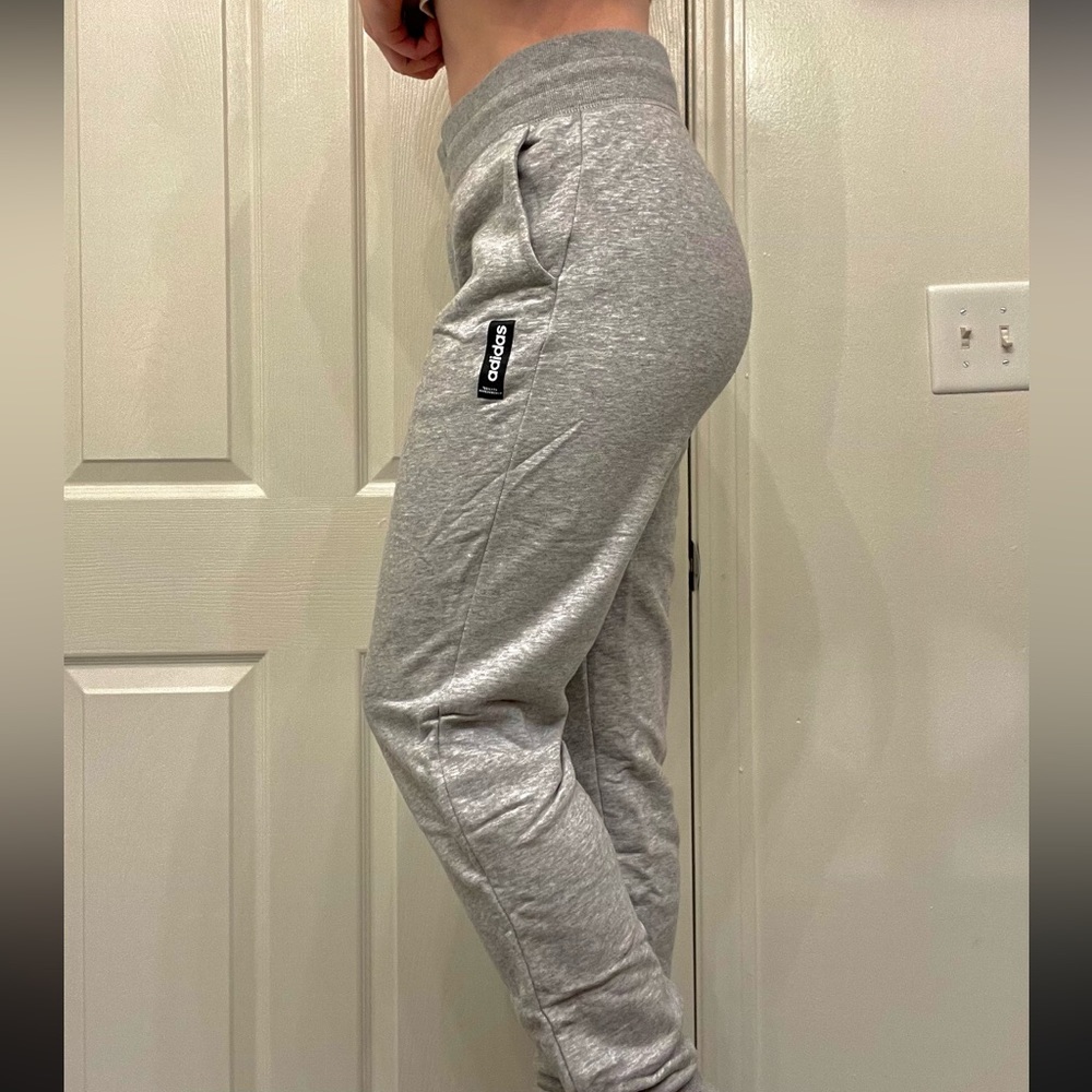 gray adidas joggers